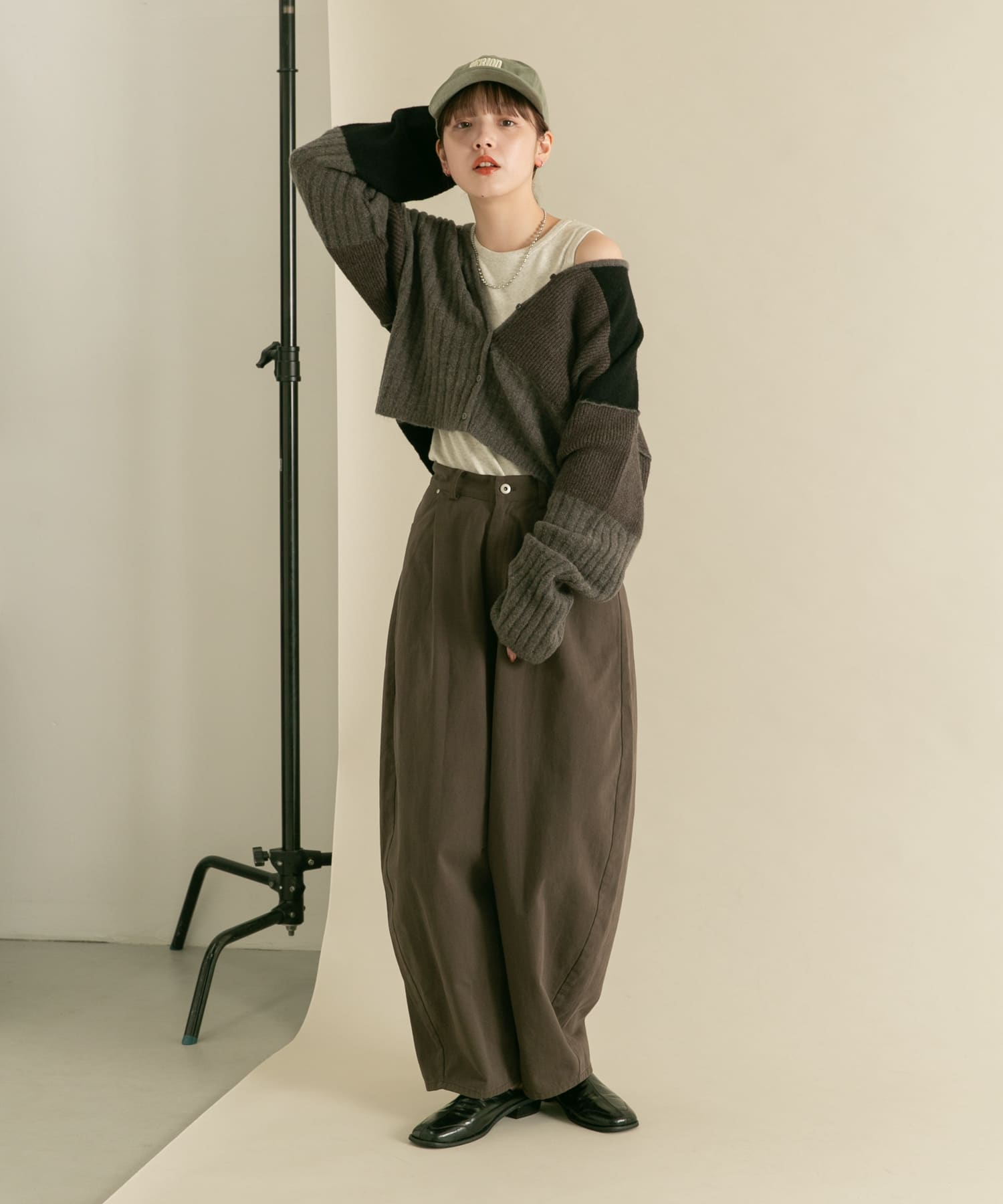 身長：160cm サイズ：one