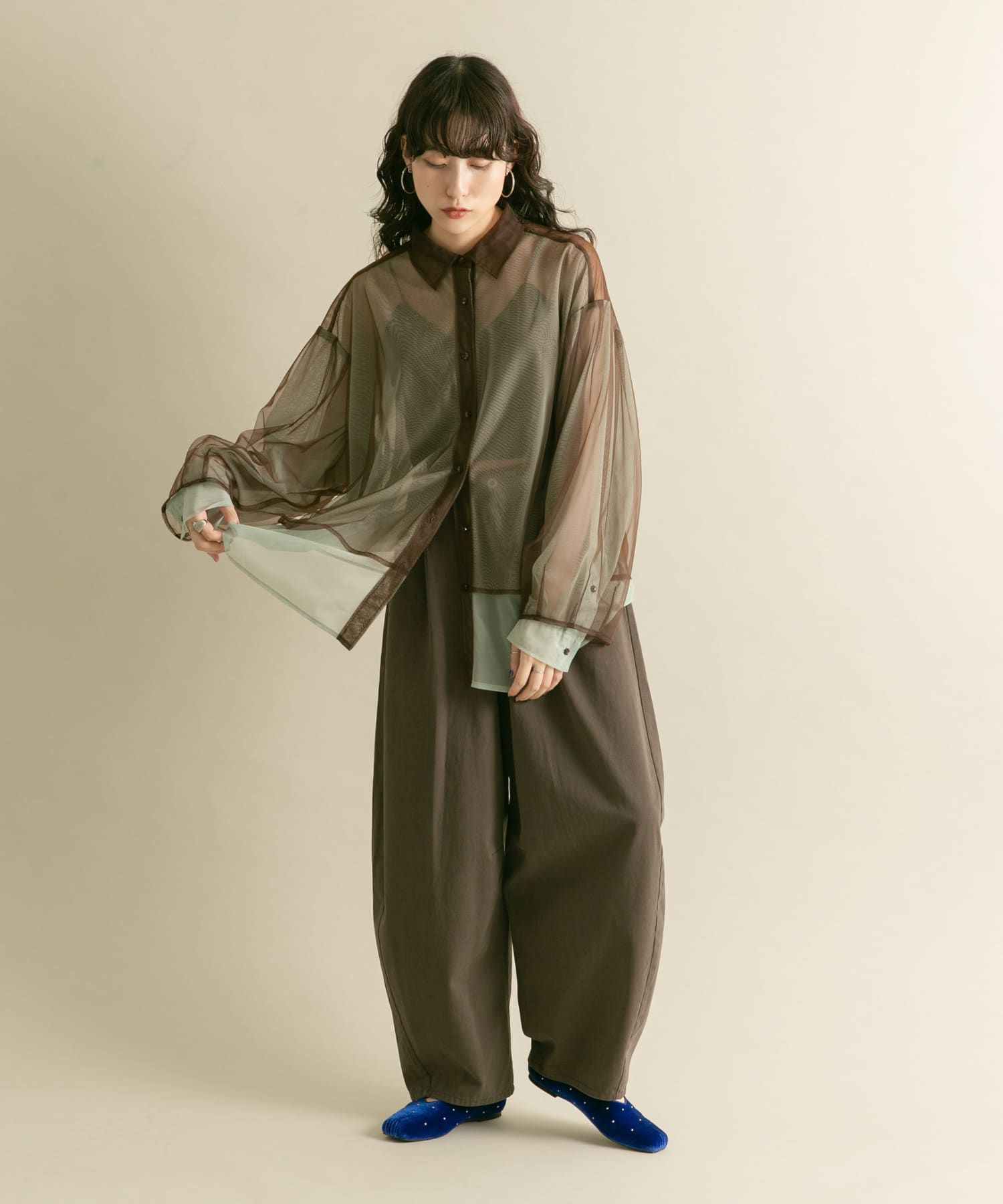 身長：160cm サイズ：one