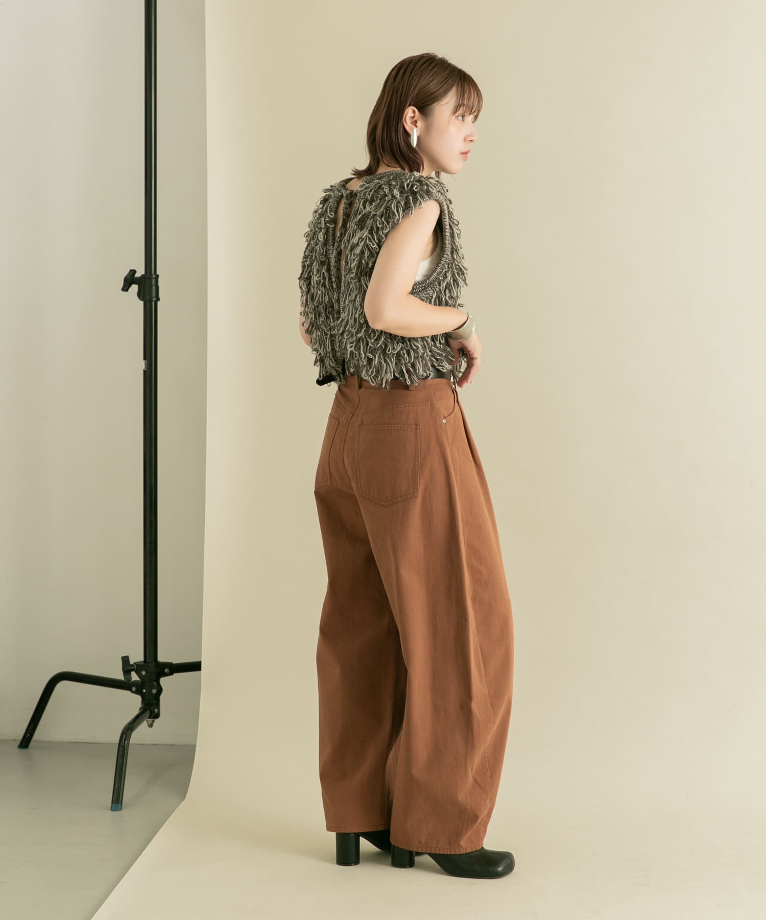 身長：160cm サイズ：one