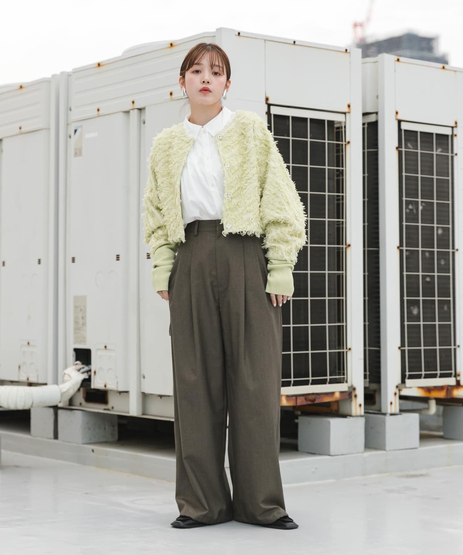 身長：160cm サイズ：one