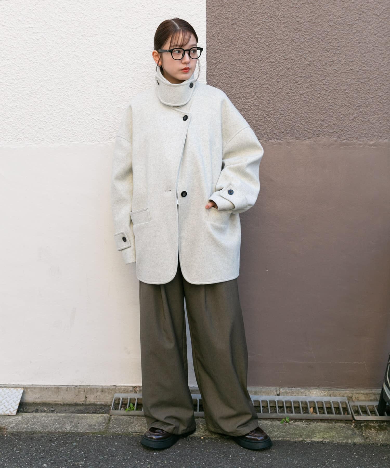 身長：160cm サイズ：one