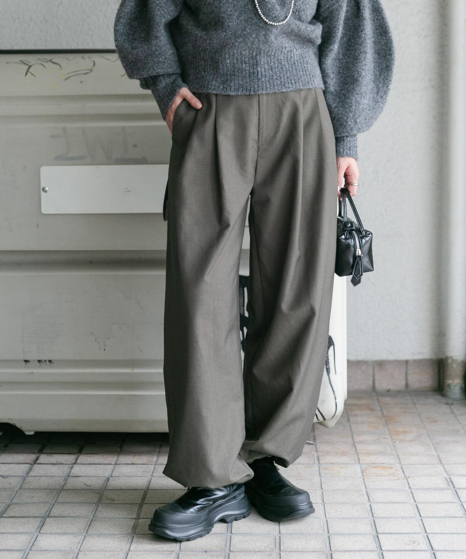 身長：160cm サイズ：one