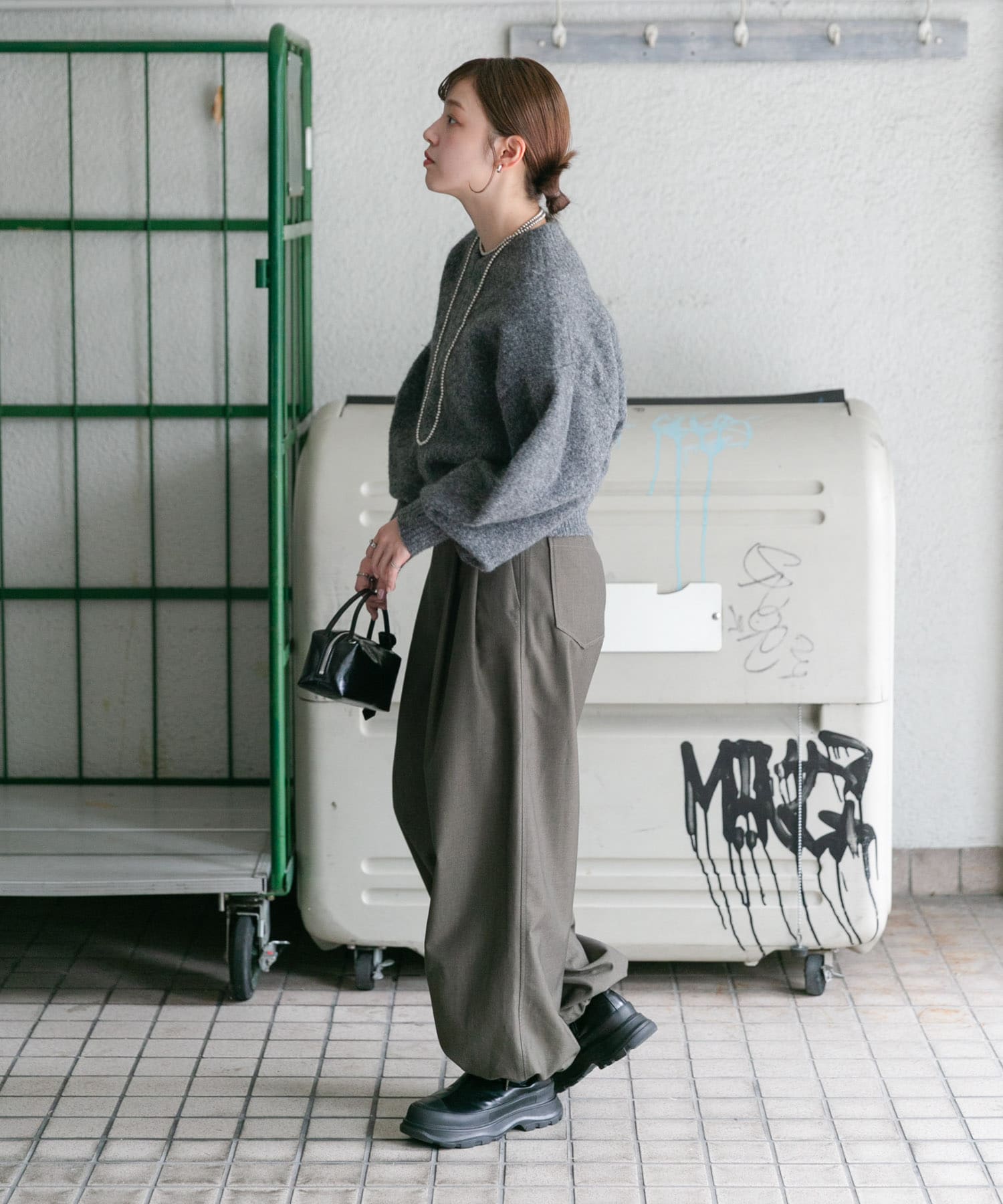 身長：160cm サイズ：one