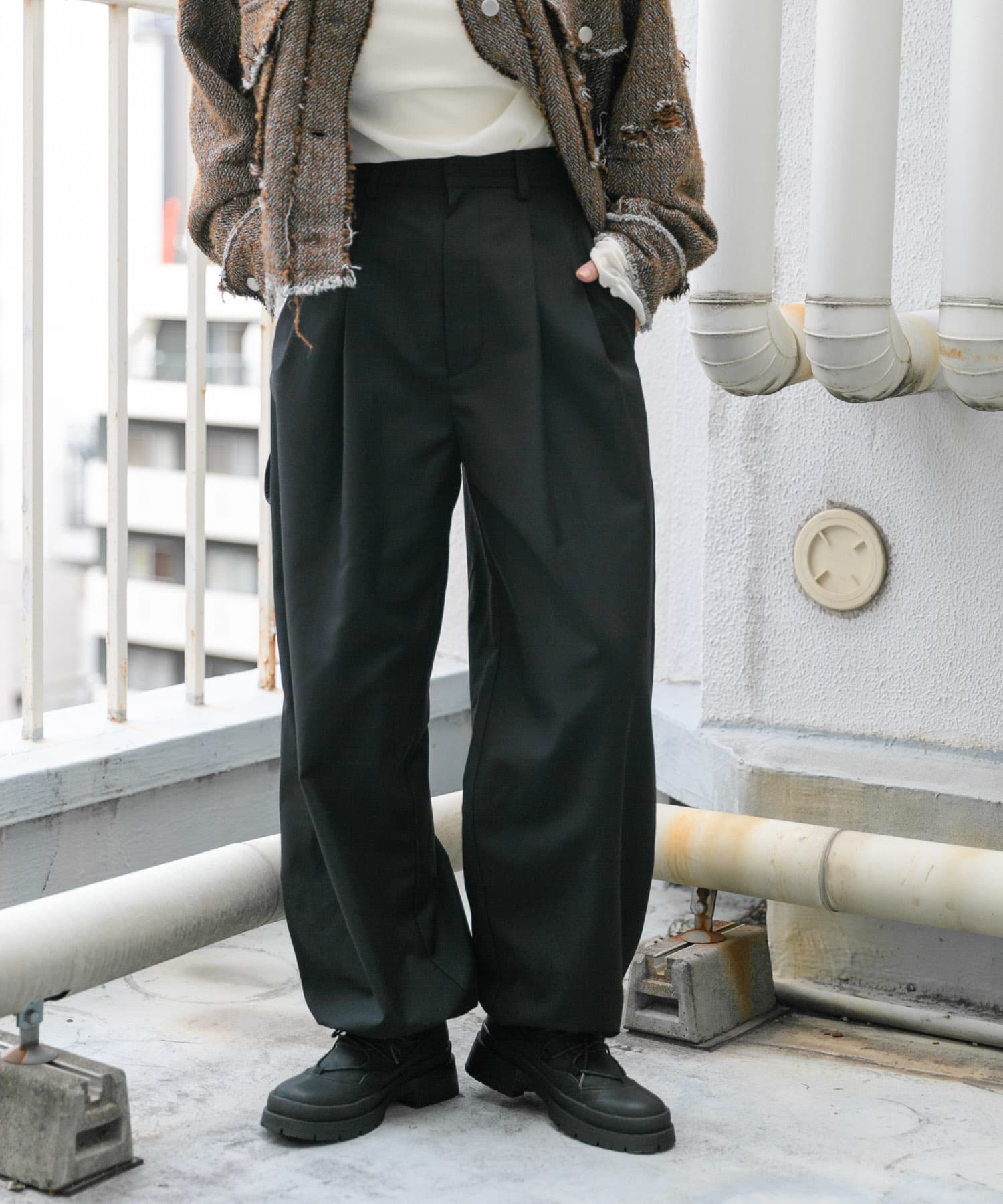 身長：160cm サイズ：one