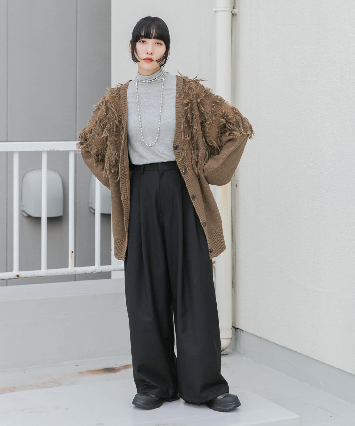 身長：160cm サイズ：one