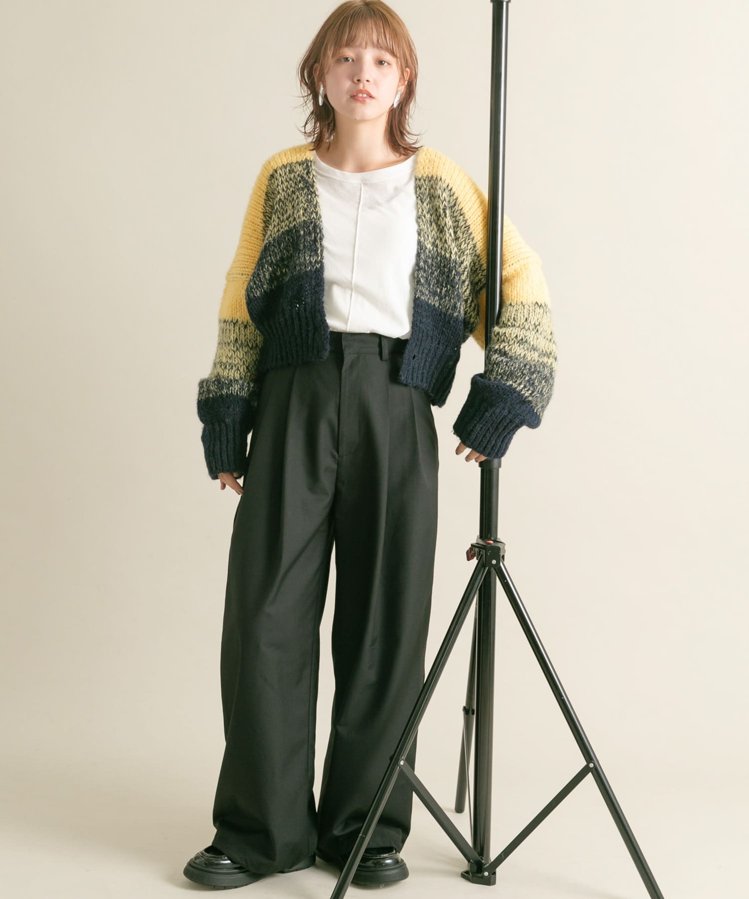 身長：160cm サイズ：one