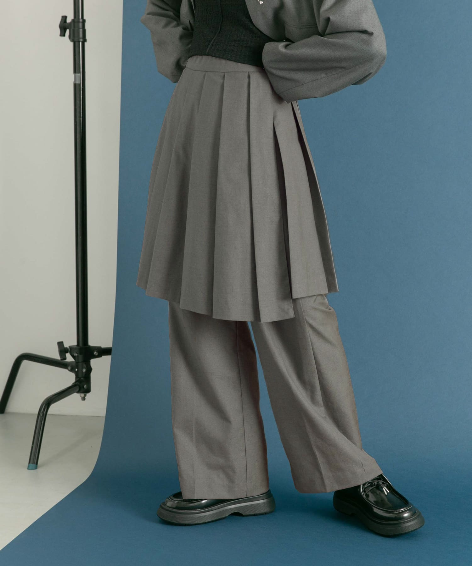 プリーツスカートSETパンツ