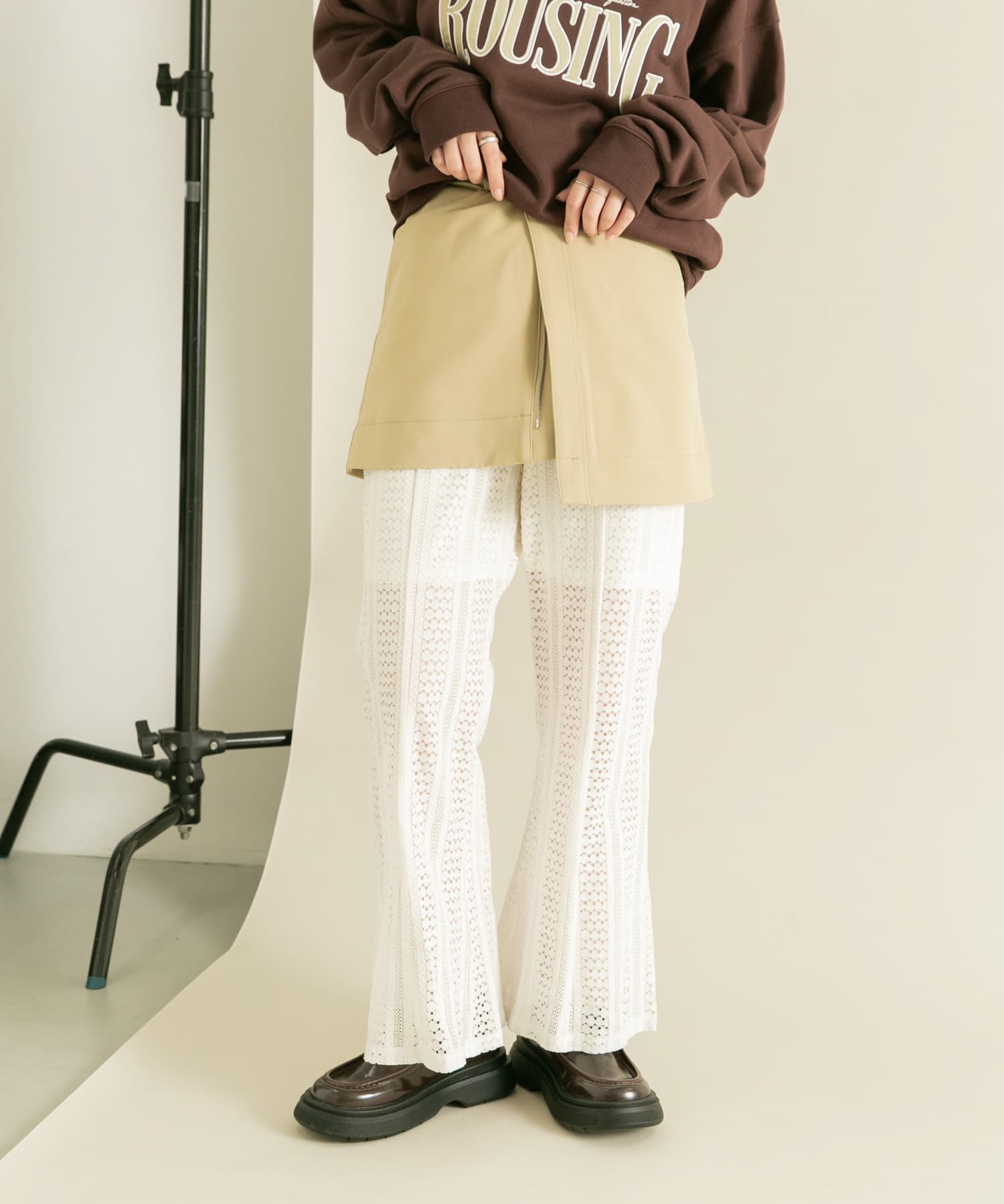 身長：160cm サイズ：one