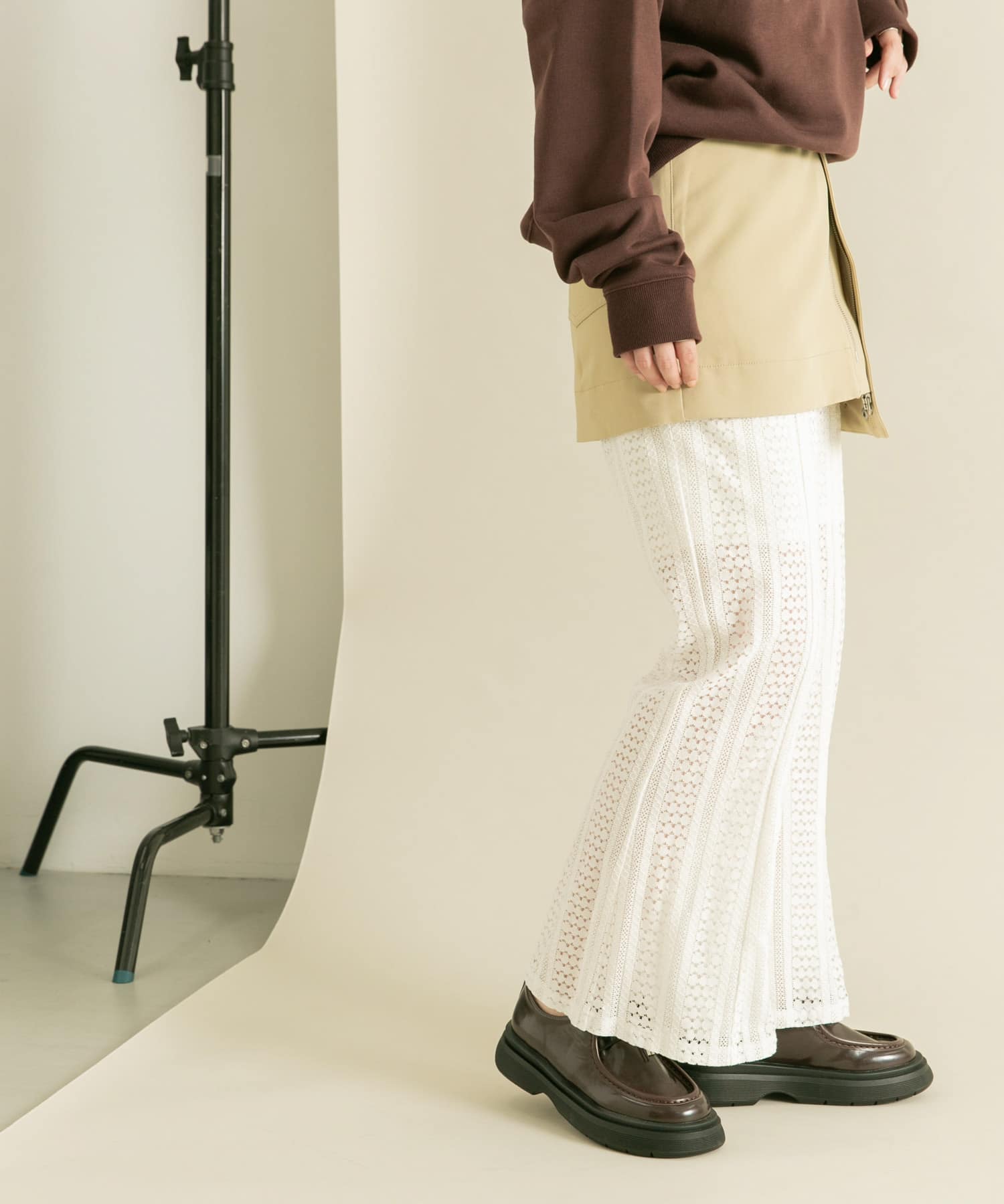 身長：160cm サイズ：one