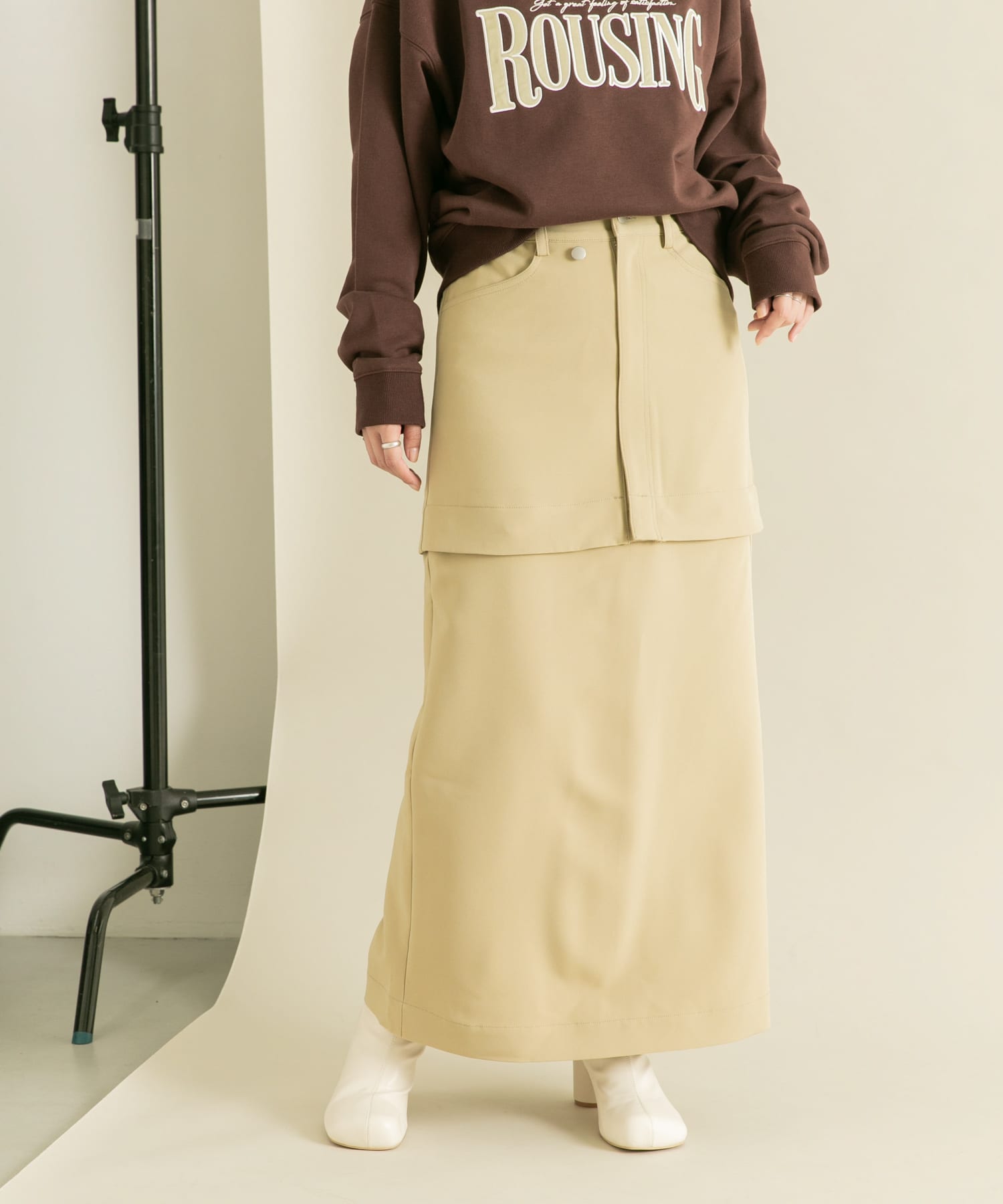 身長：160cm サイズ：one
