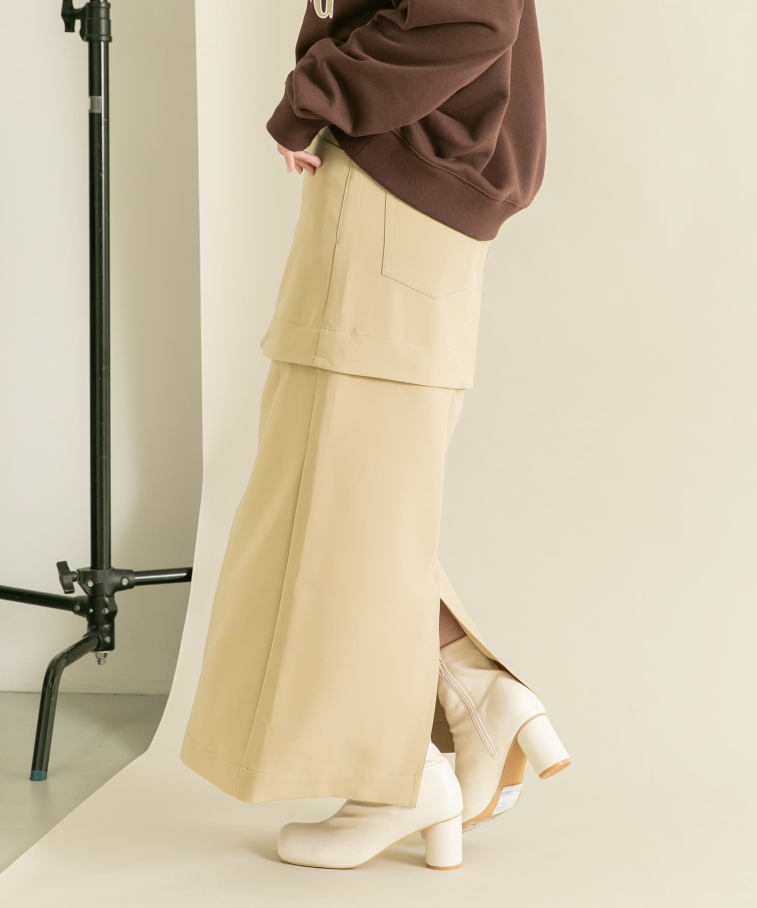 身長：160cm サイズ：one