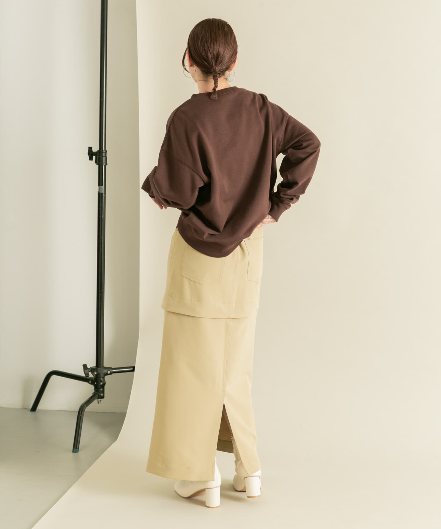 身長：160cm サイズ：one