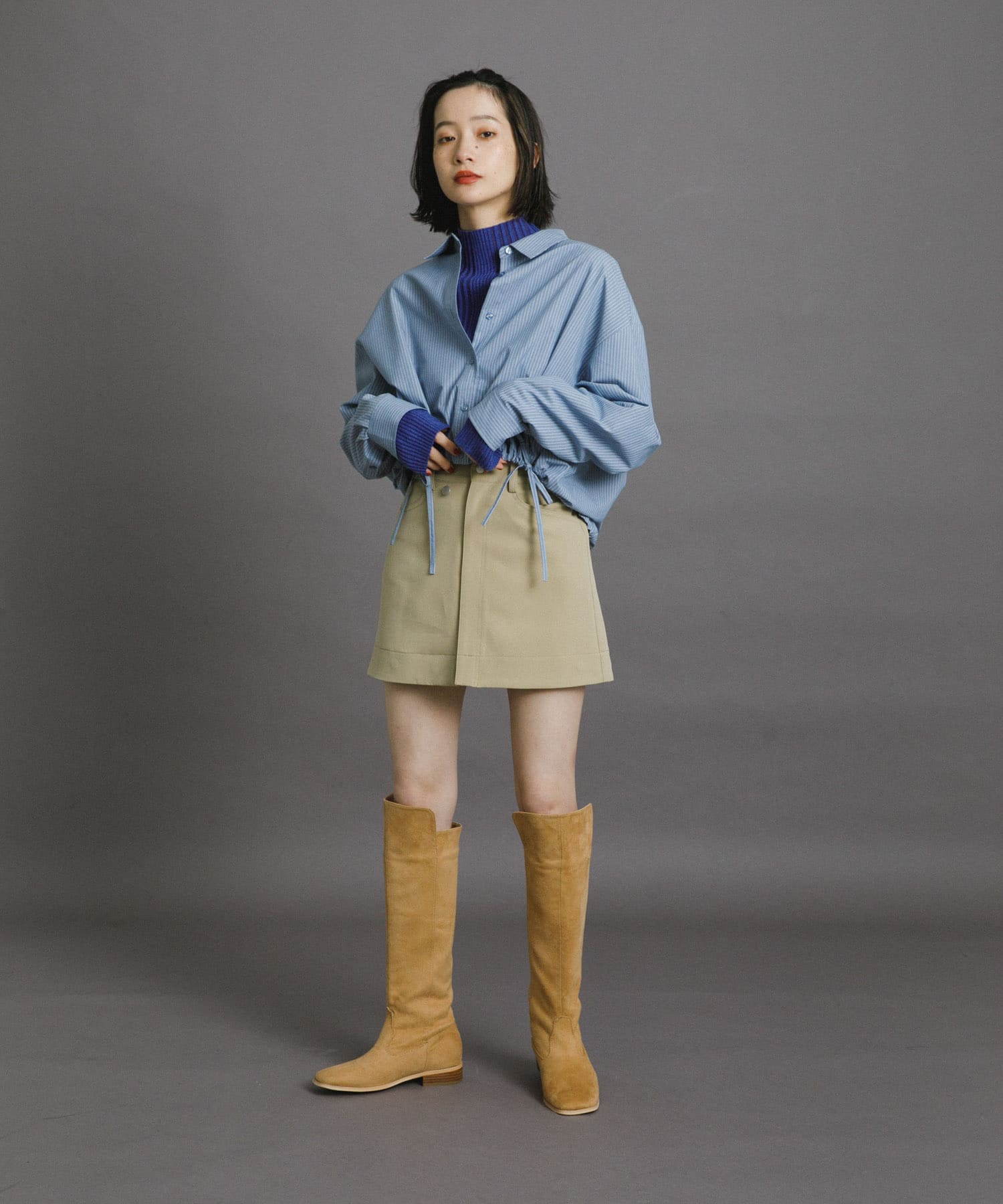 身長：159cm サイズ：one