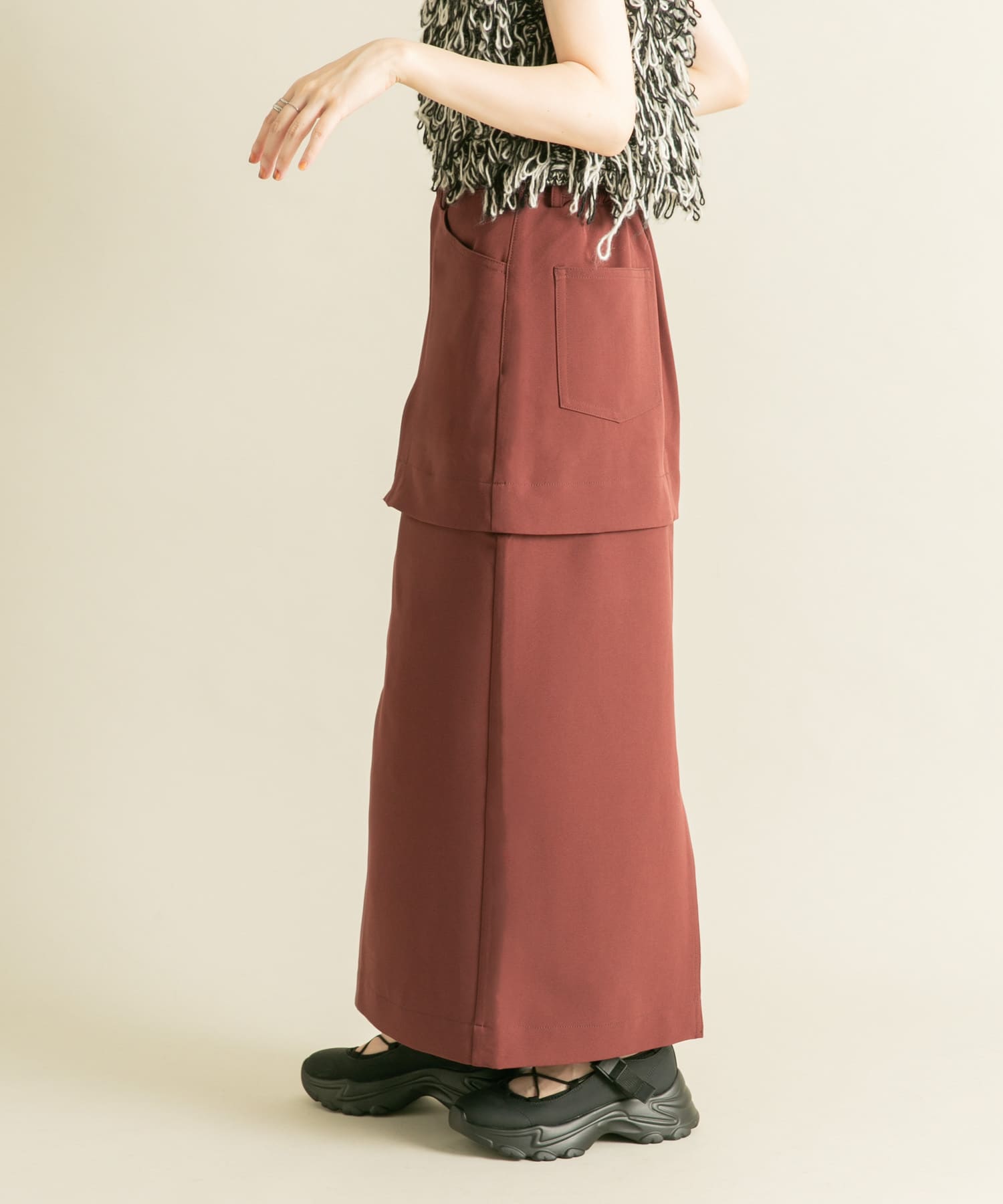 身長：160cm サイズ：one