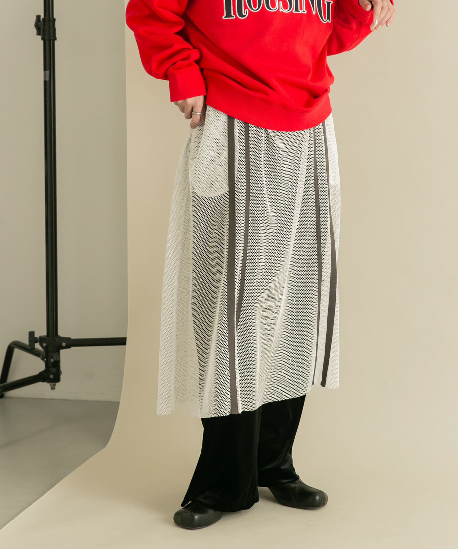 身長：160cm サイズ：one