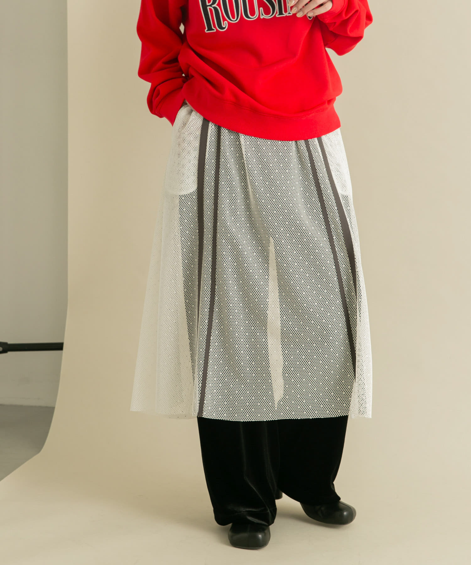 身長：160cm サイズ：one