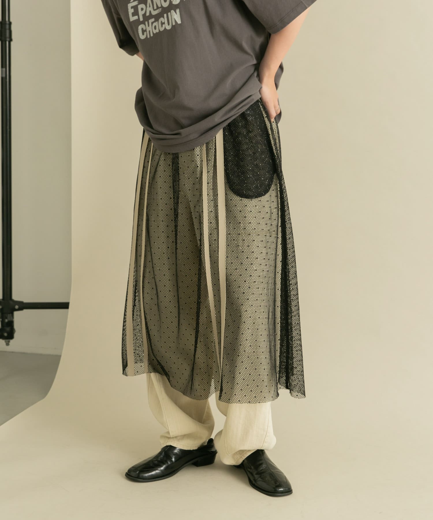 身長：160cm サイズ：one