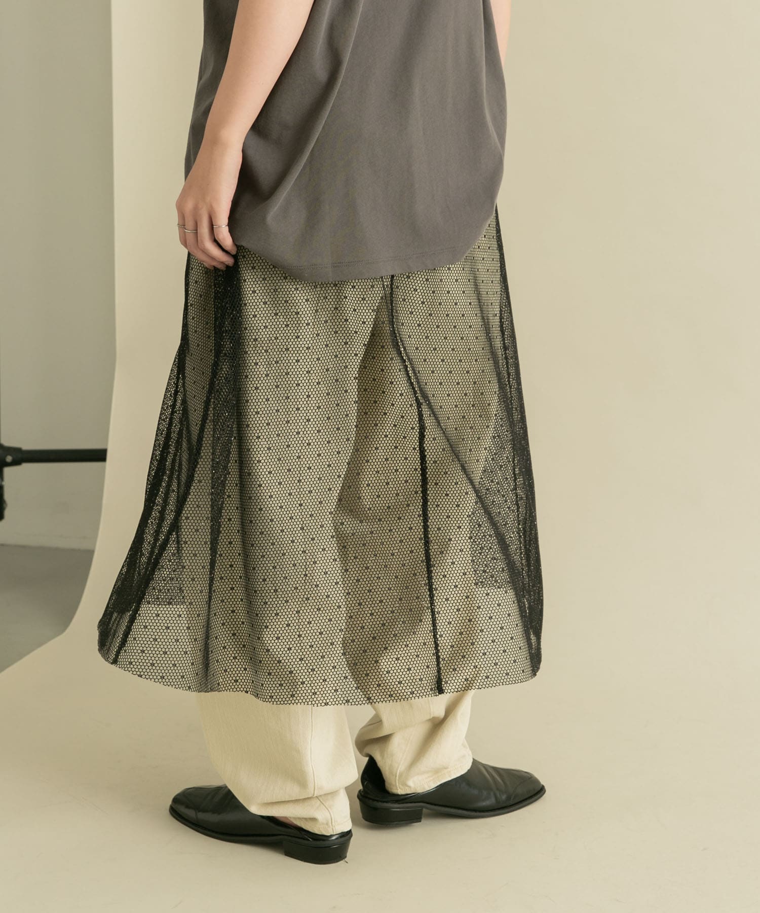 身長：160cm サイズ：one