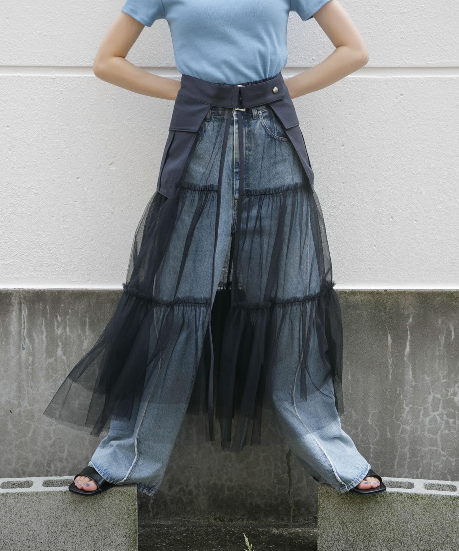 身長：160cm サイズ：one