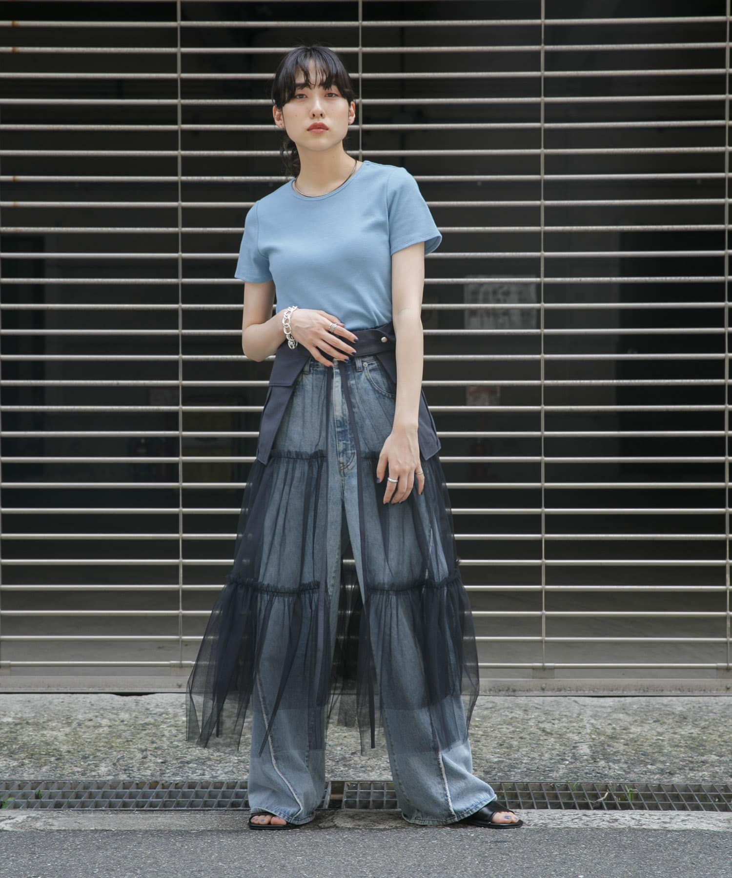 身長：160cm サイズ：one