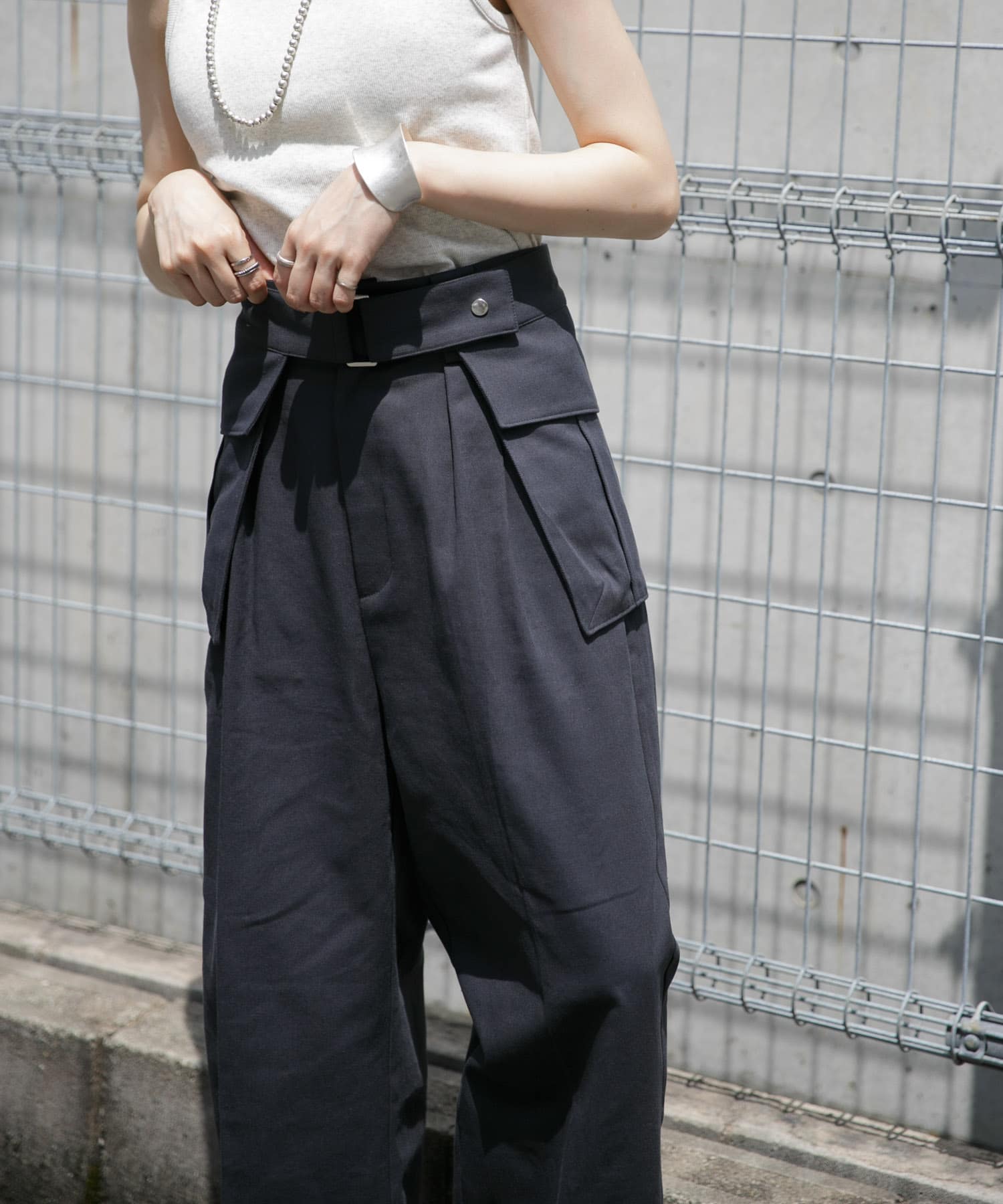 身長：160cm サイズ：one
