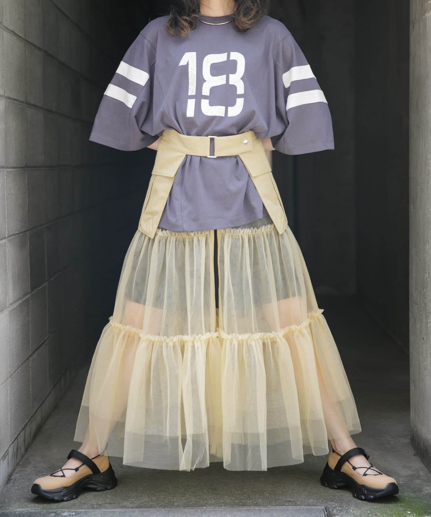 身長：160cm サイズ：one