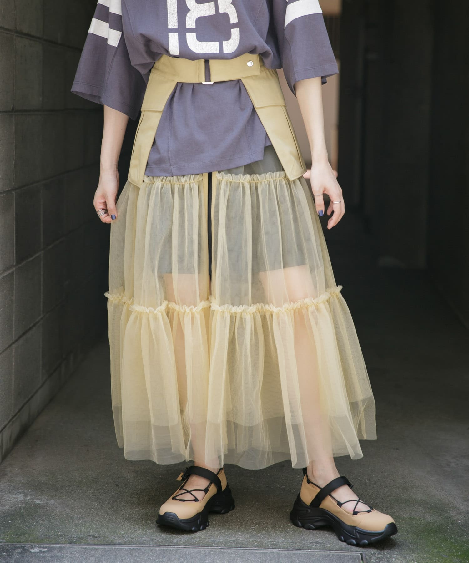 身長：160cm サイズ：one