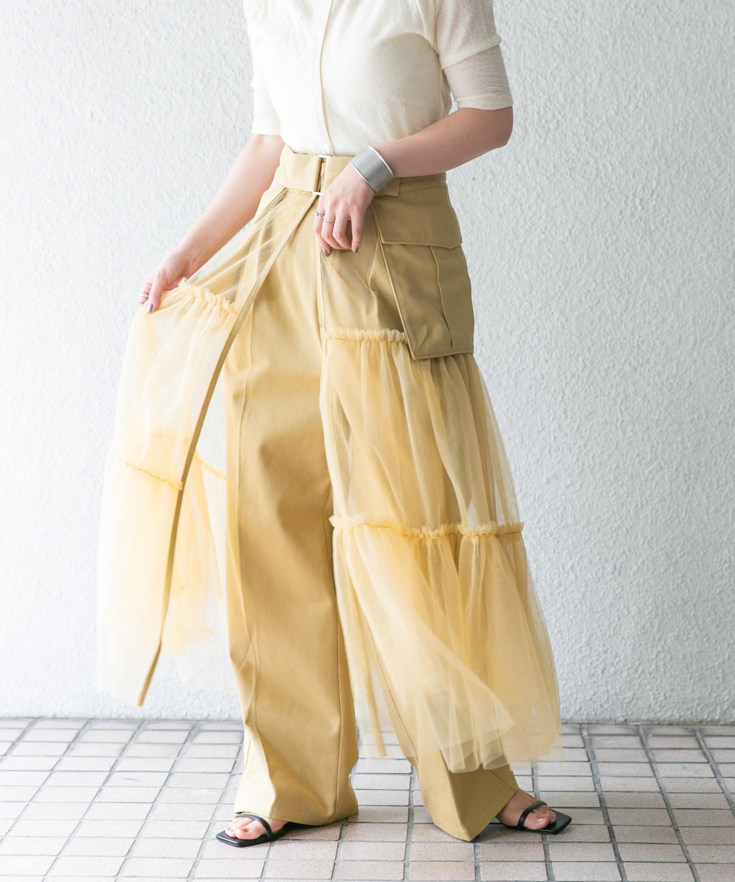 身長：160cm サイズ：one
