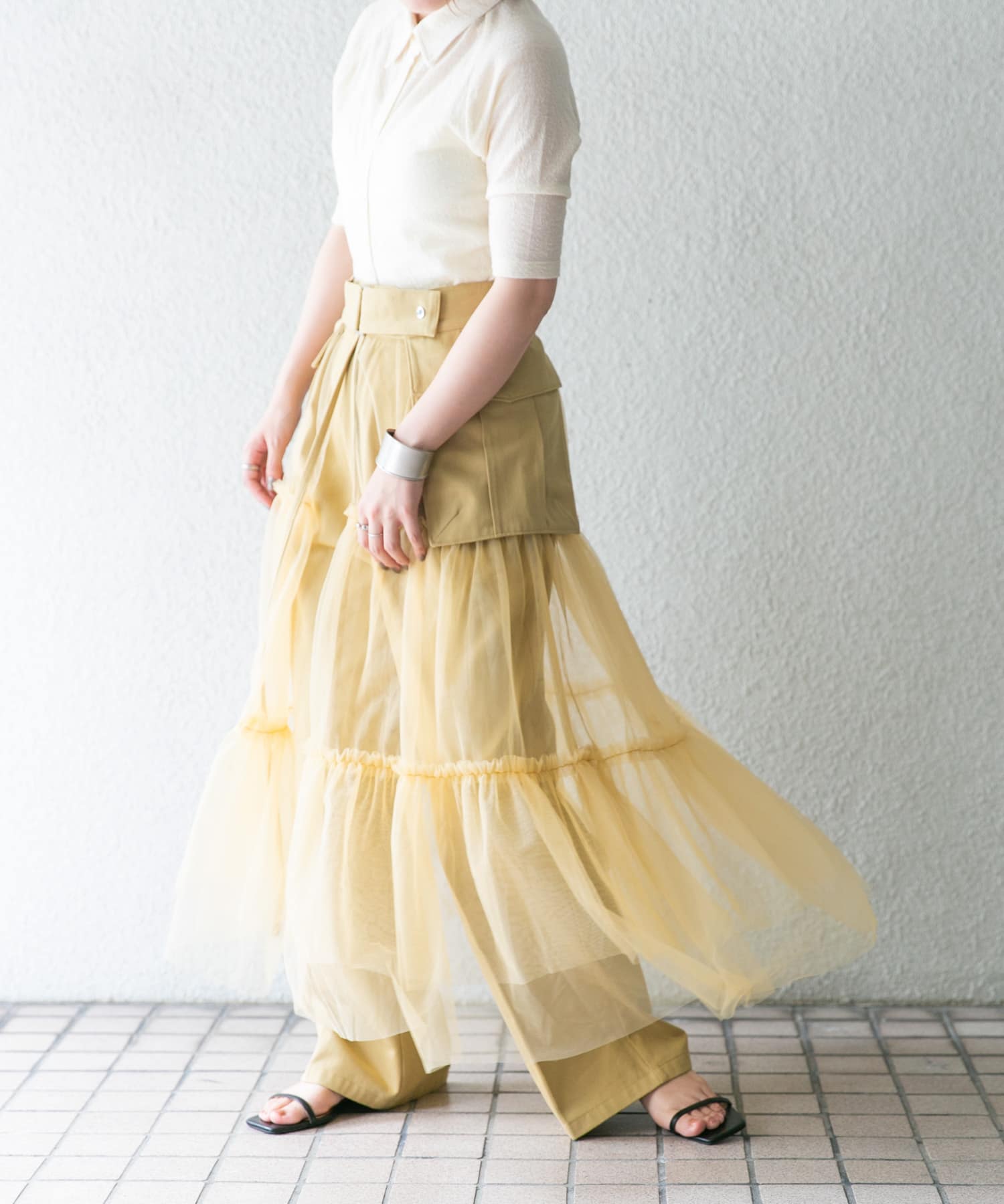 身長：160cm サイズ：one