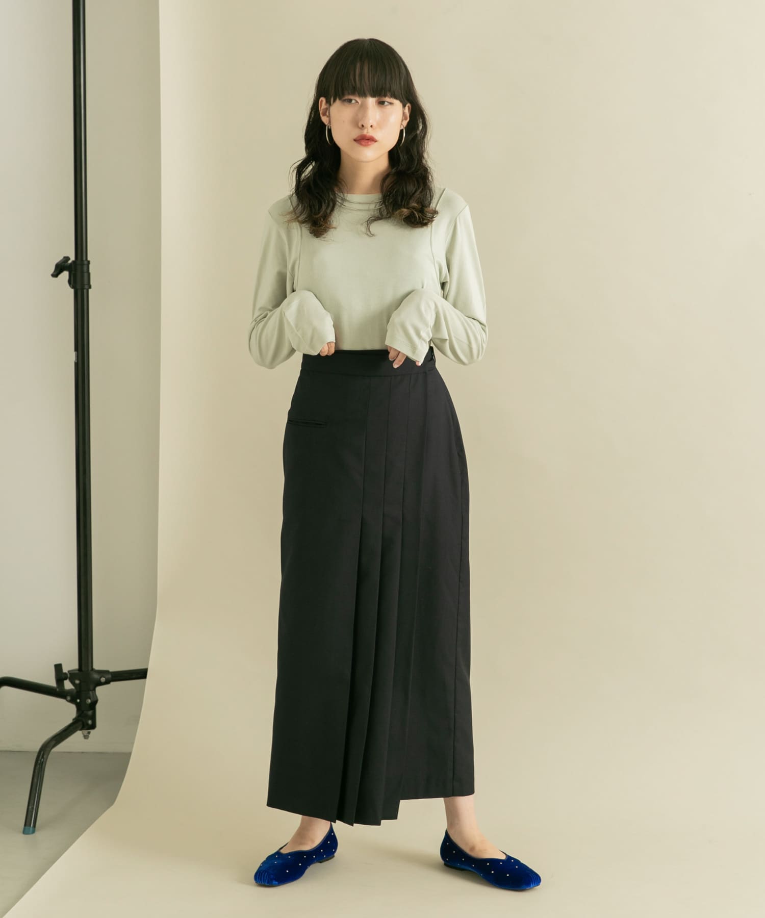 身長：160cm サイズ：one