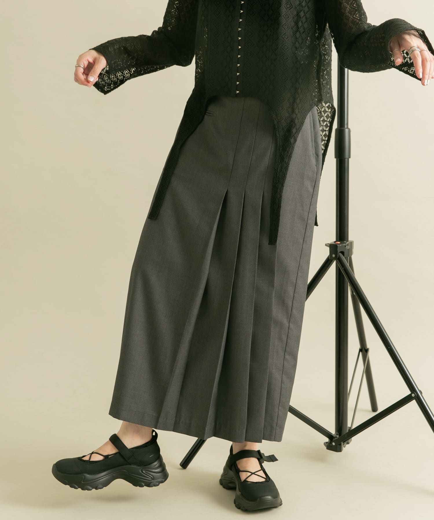 身長：160cm サイズ：one