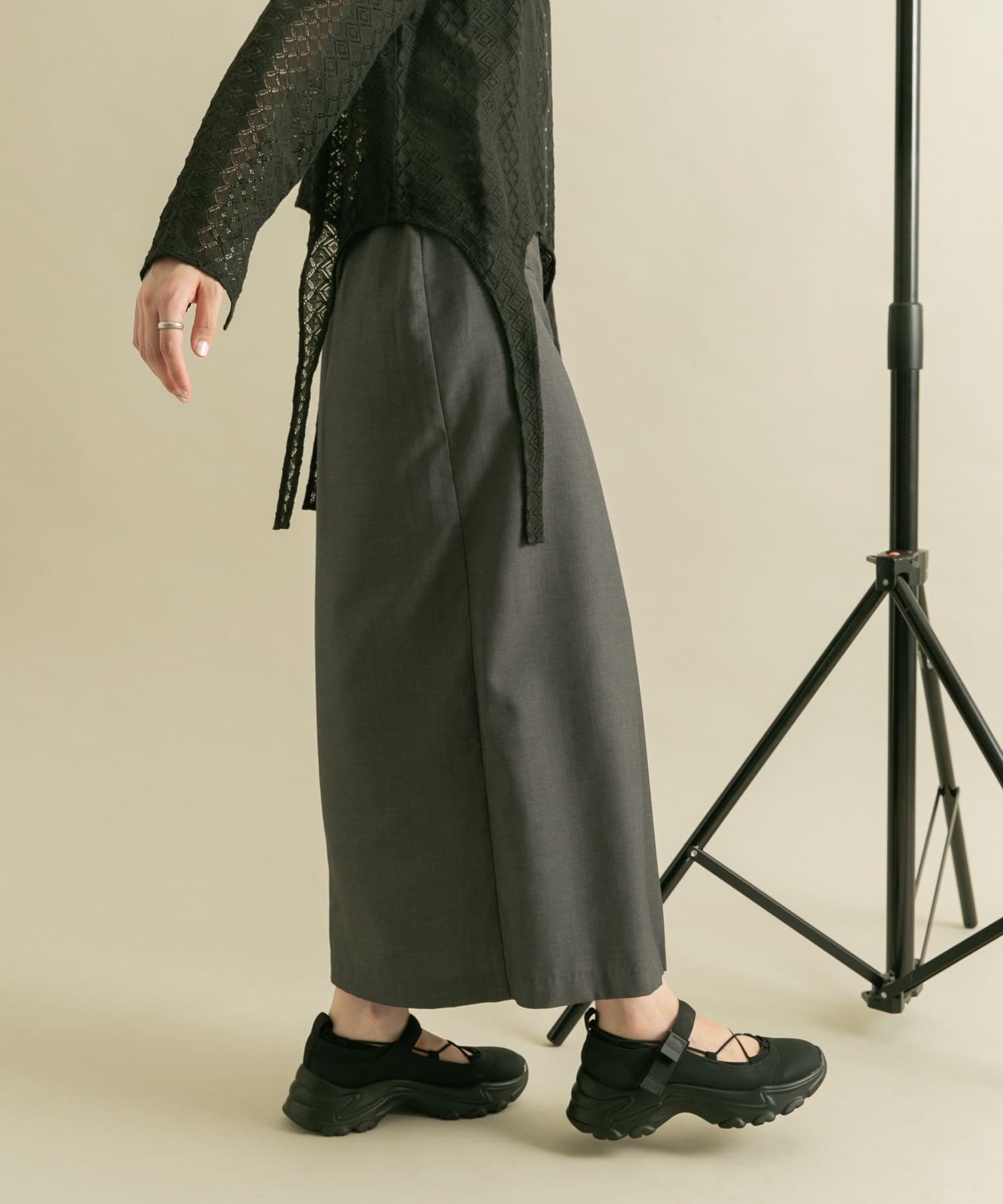 身長：160cm サイズ：one