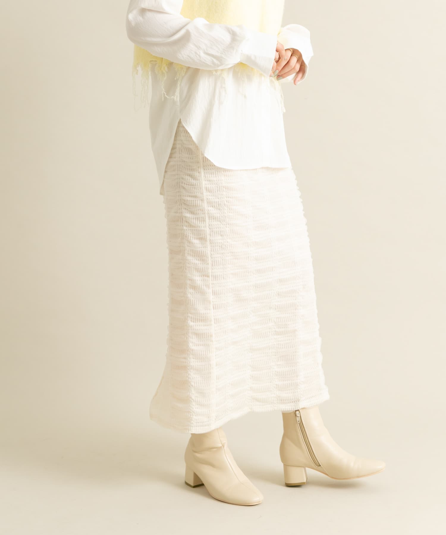 身長：160cm サイズ：one