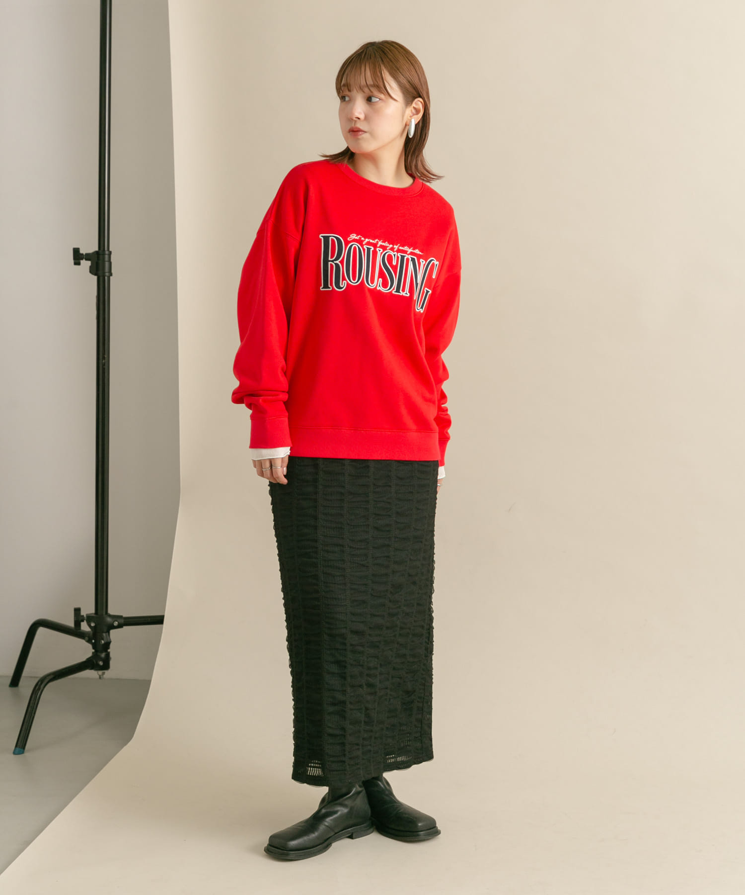 身長：160cm サイズ：one