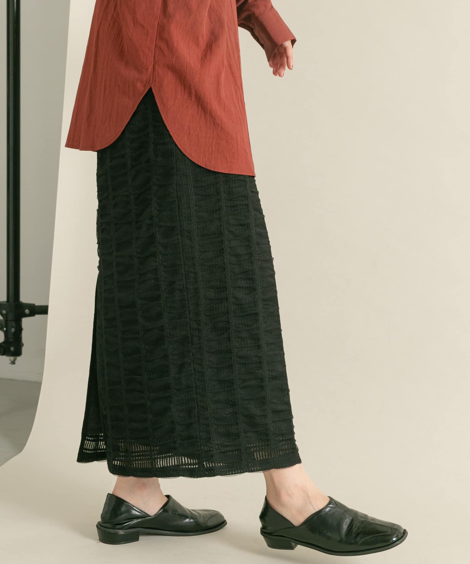 身長：160cm サイズ：one