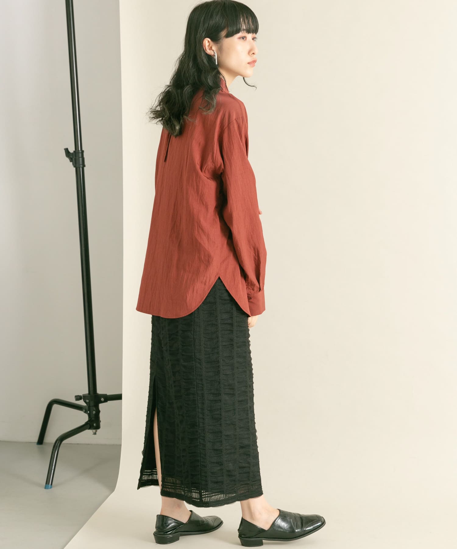身長：160cm サイズ：one