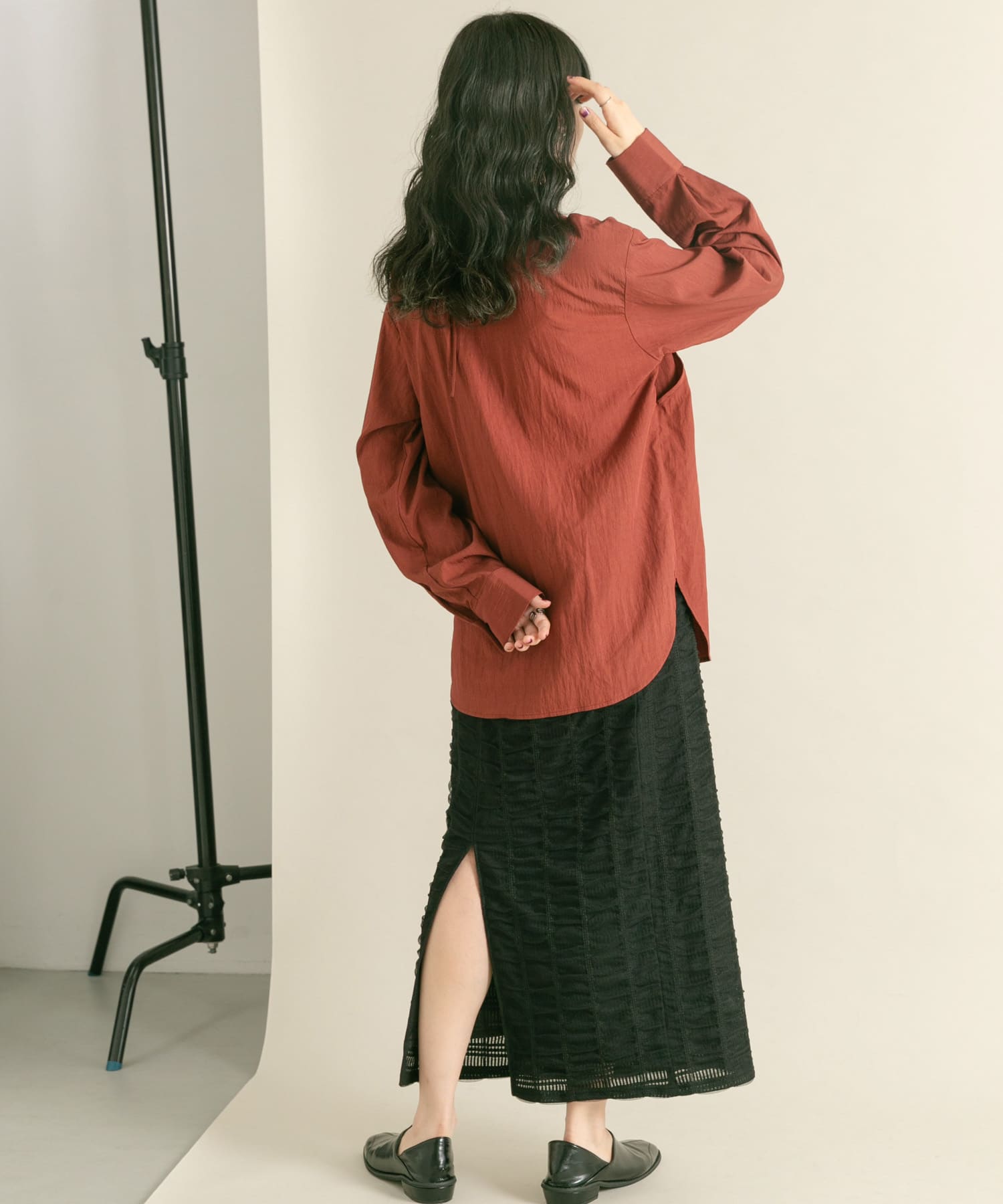 身長：160cm サイズ：one