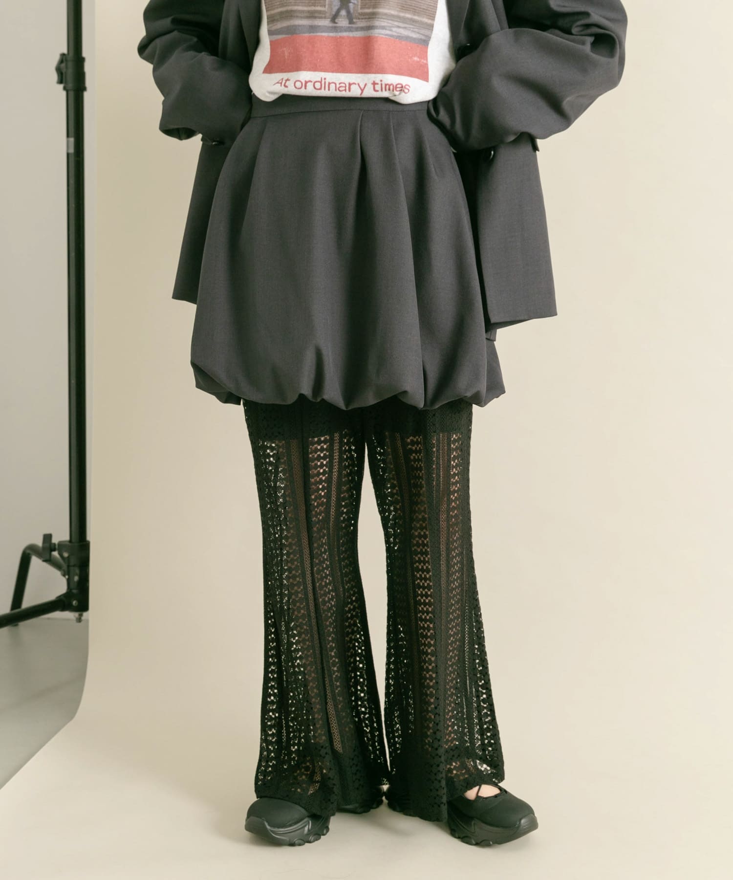 身長：160cm サイズ：one