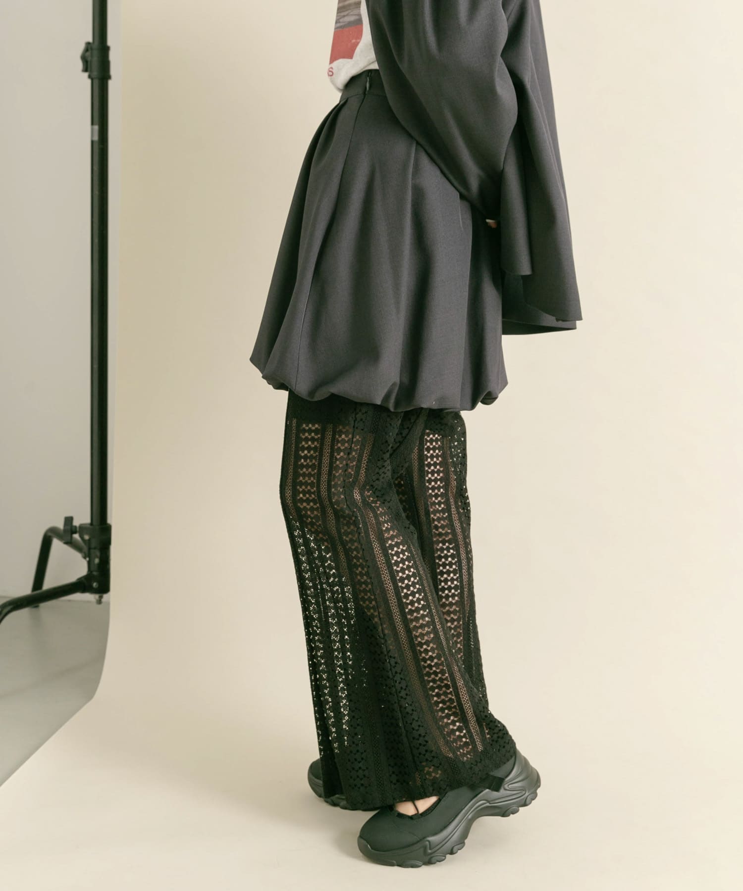 身長：160cm サイズ：one
