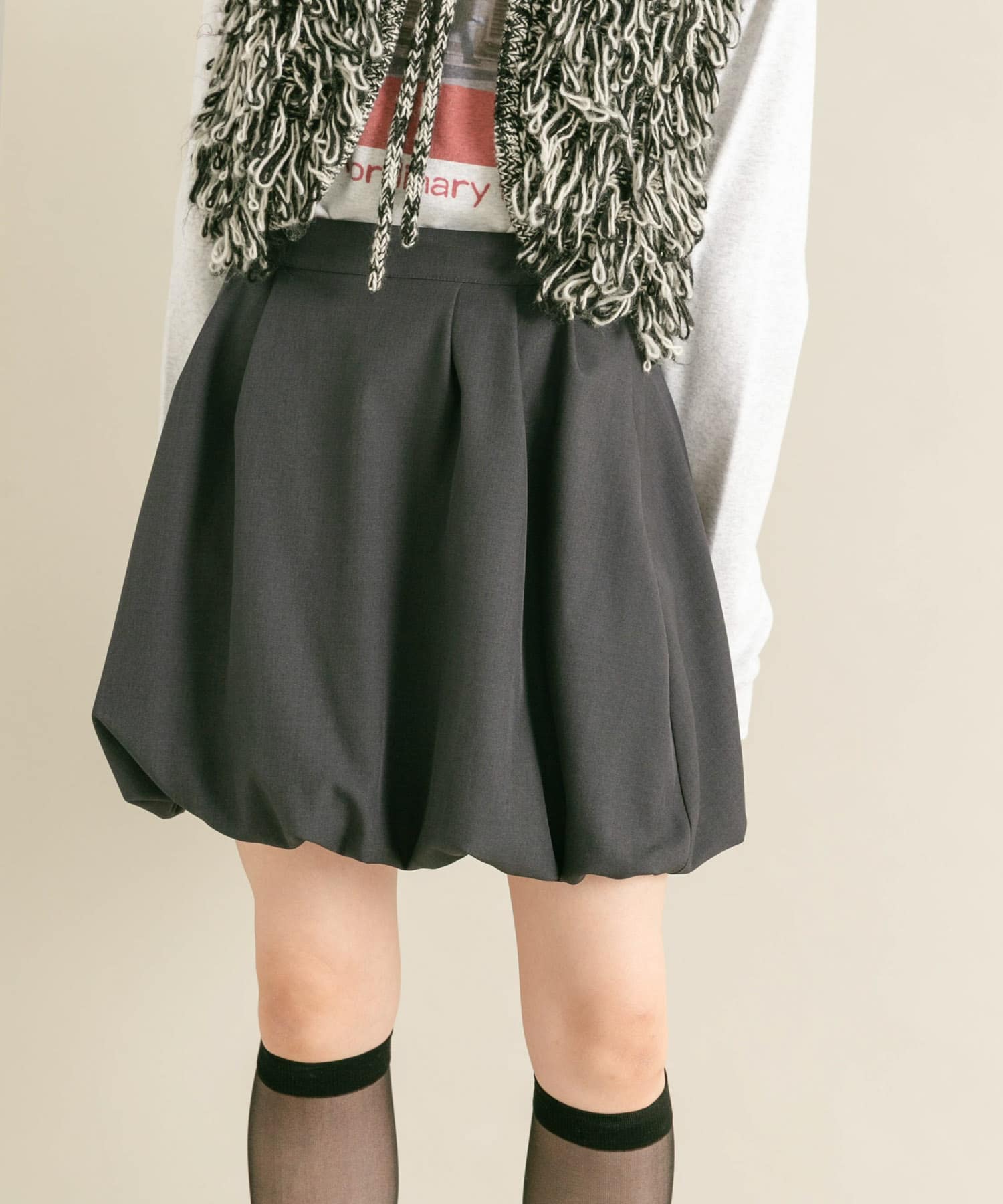 身長：160cm サイズ：one