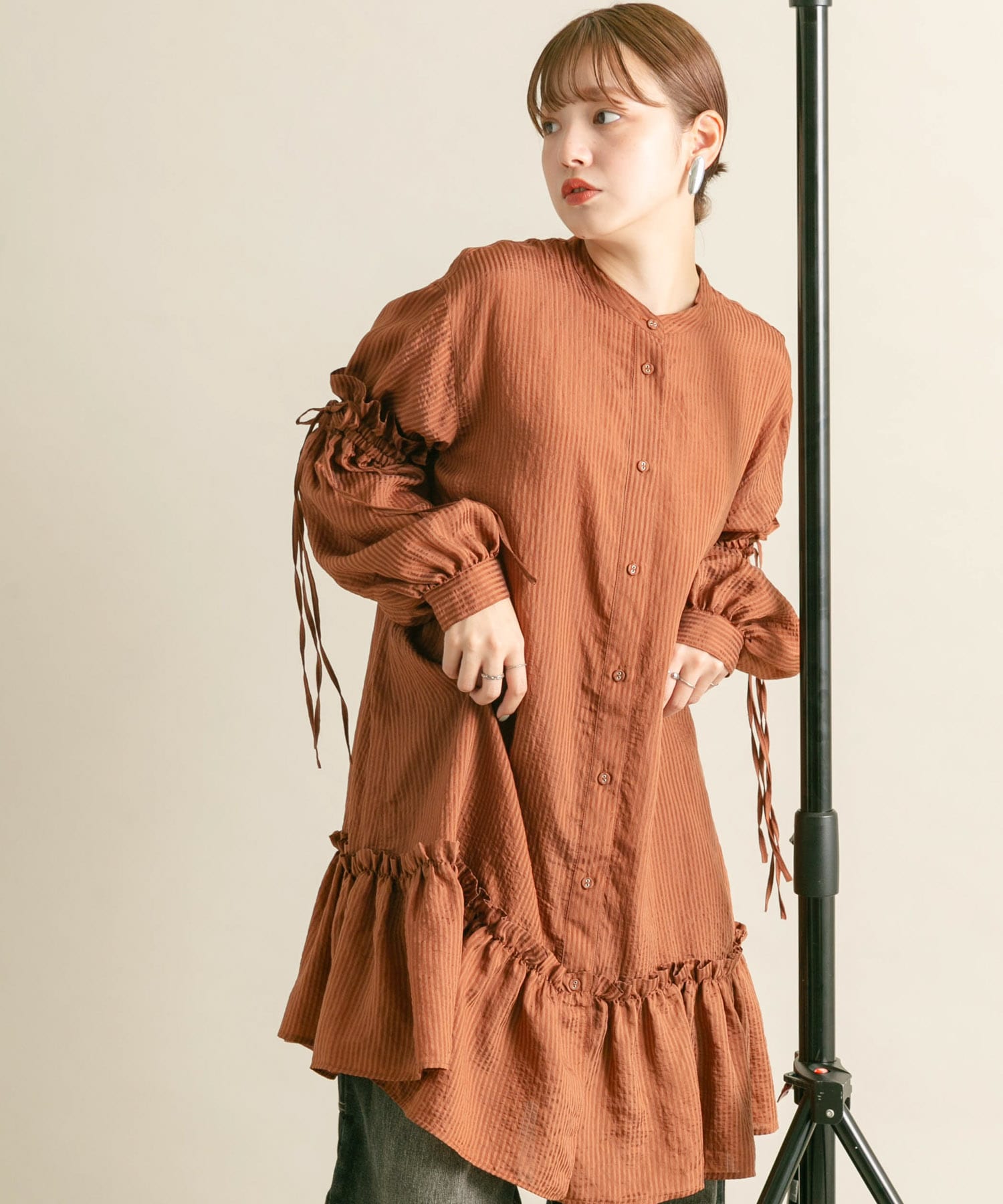 身長：160cm サイズ：one