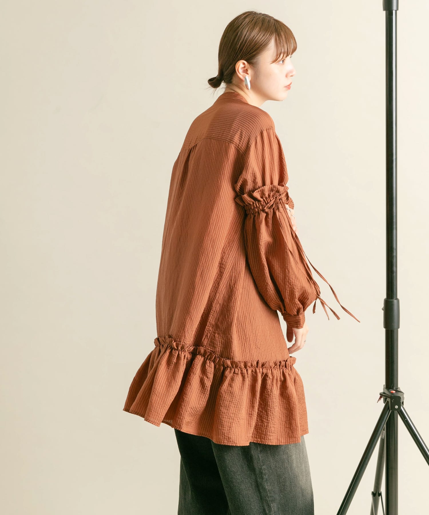 身長：160cm サイズ：one