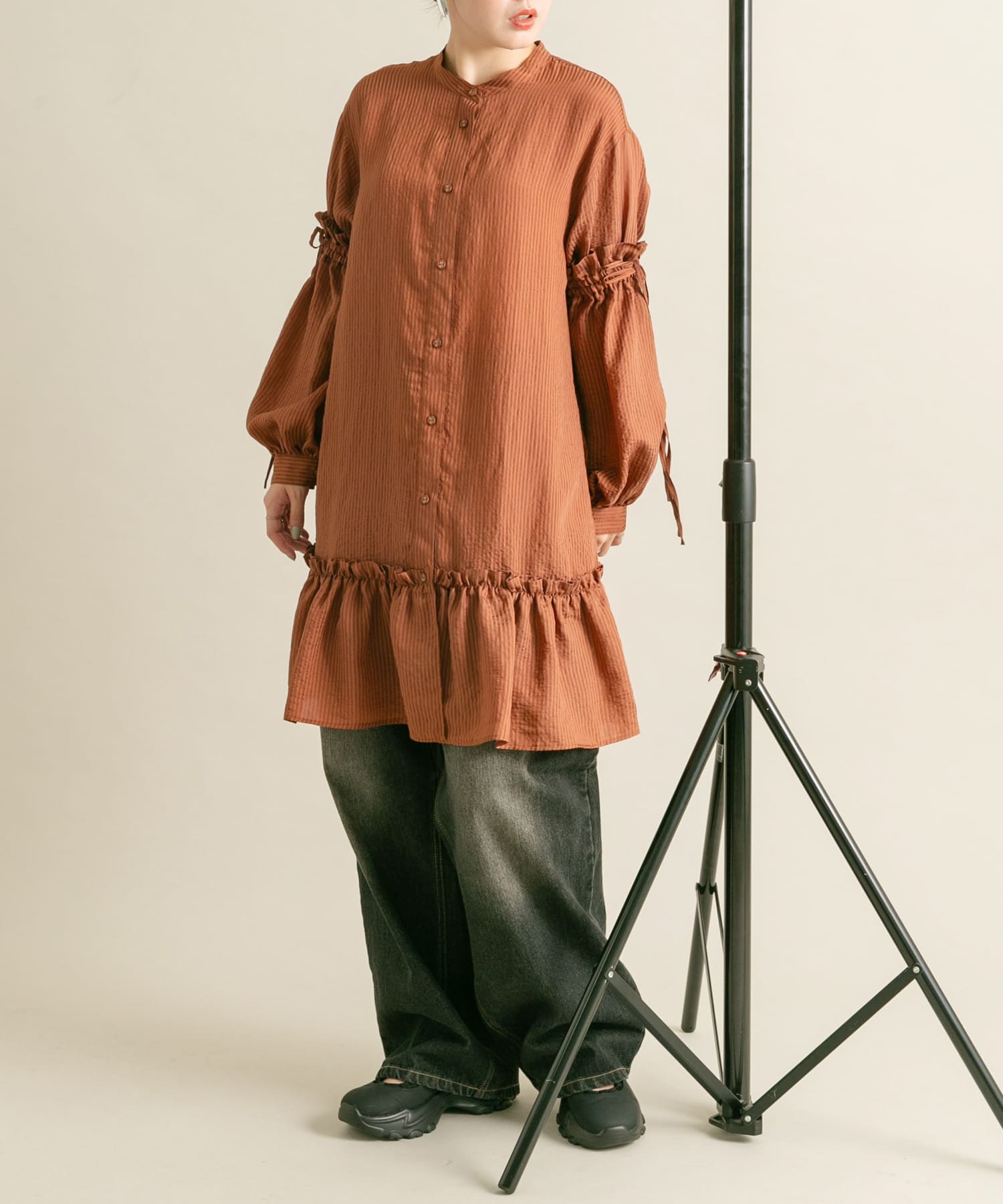 身長：160cm サイズ：one