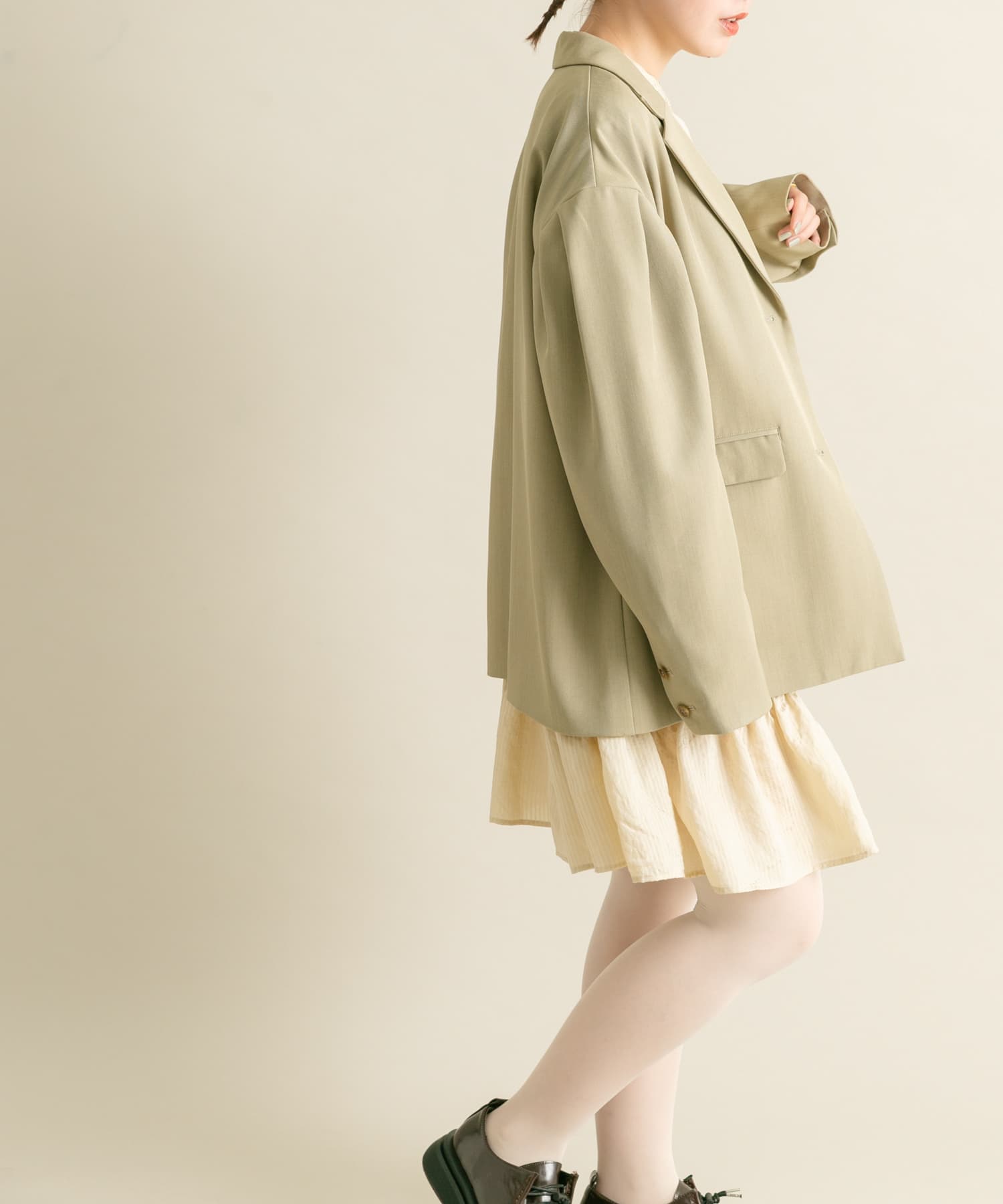 身長：160cm サイズ：one