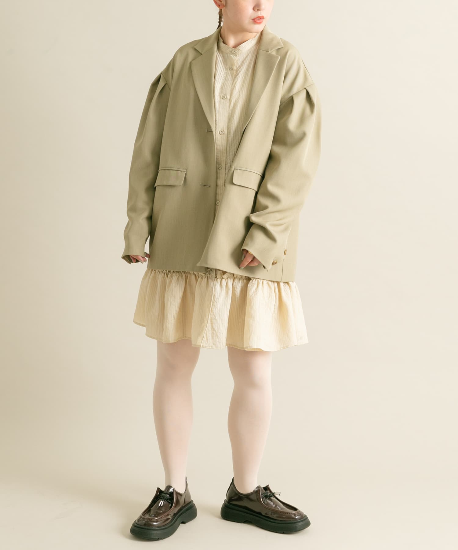 身長：160cm サイズ：one