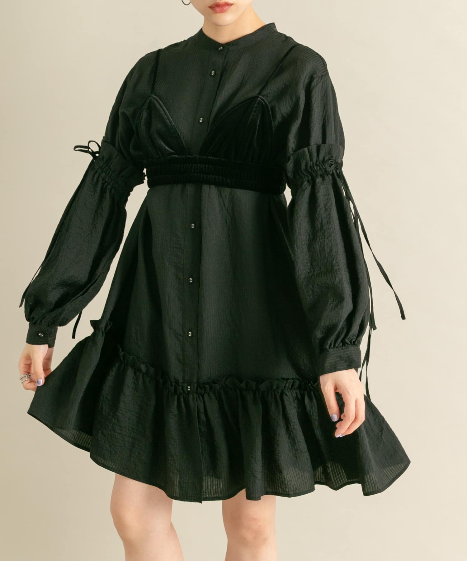 身長：160cm サイズ：one