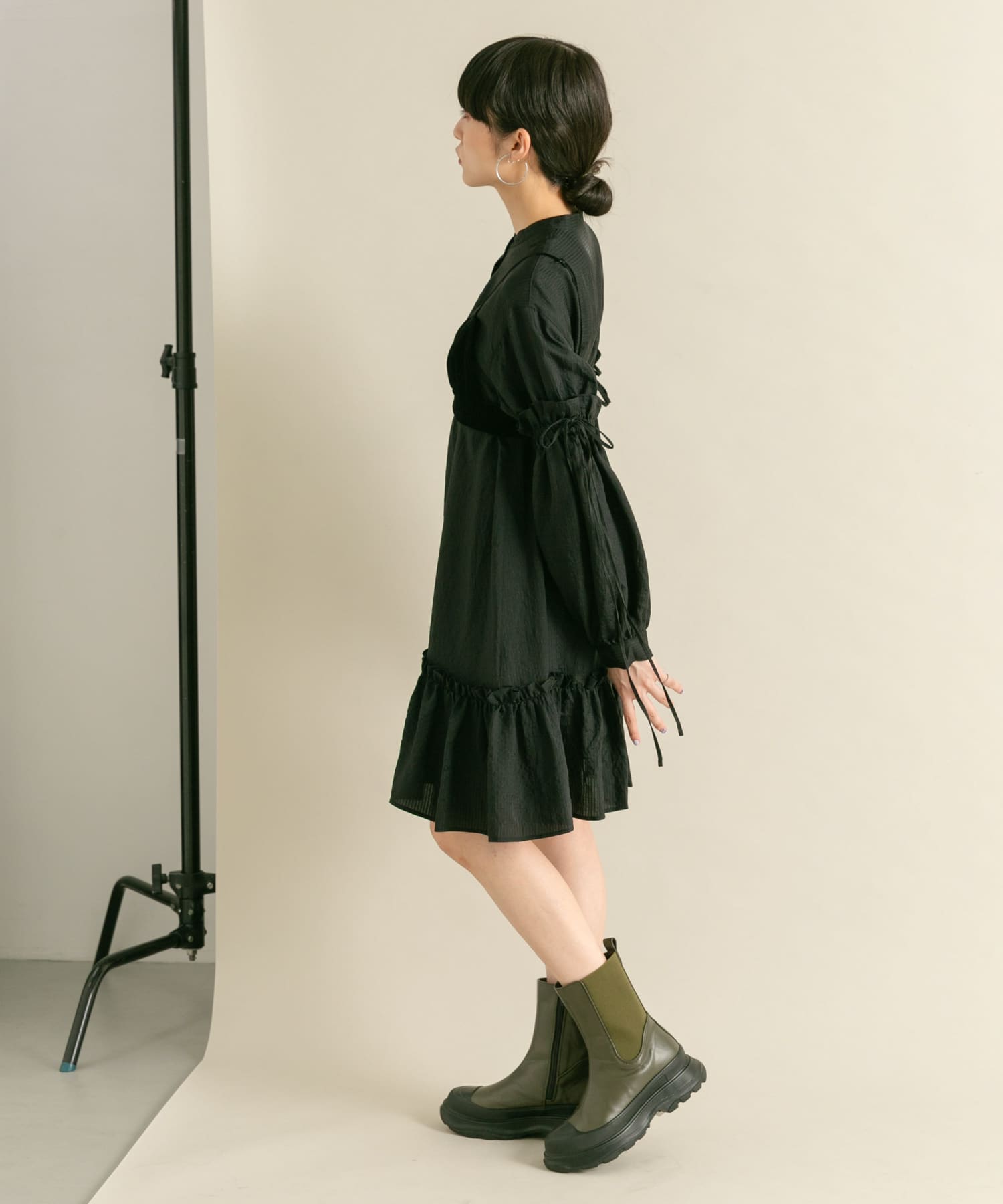 身長：160cm サイズ：one