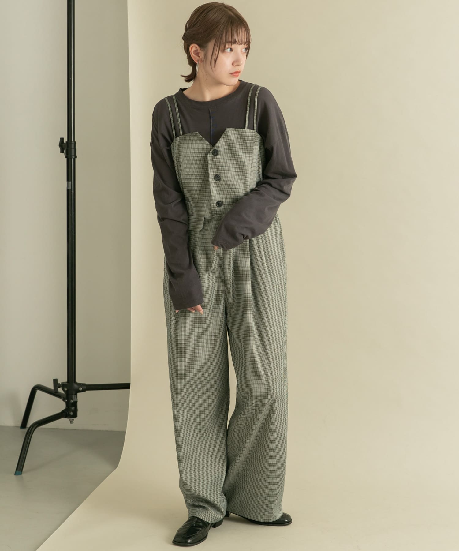 身長：160cm サイズ：one