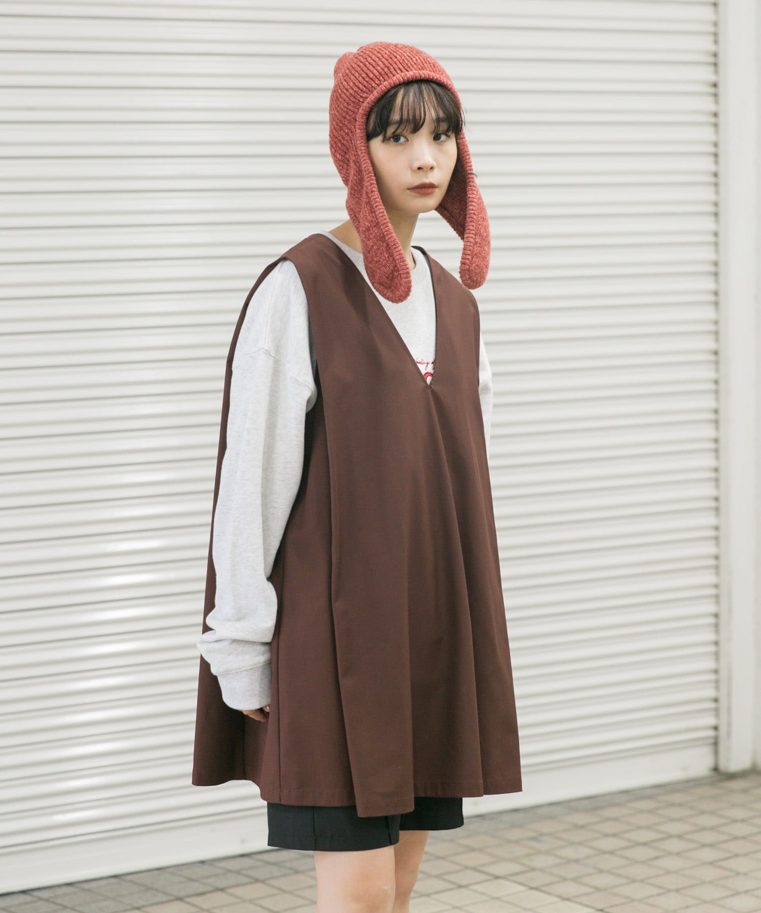 身長：160cm サイズ：one