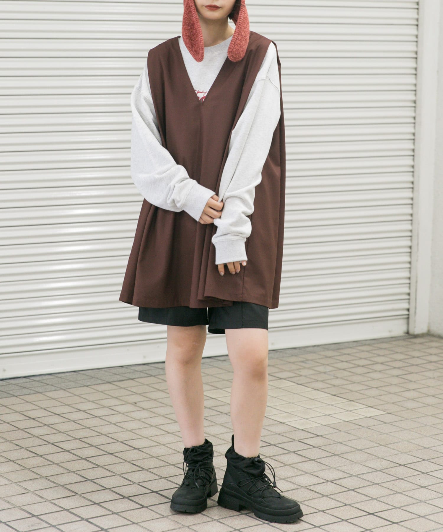 身長：160cm サイズ：one